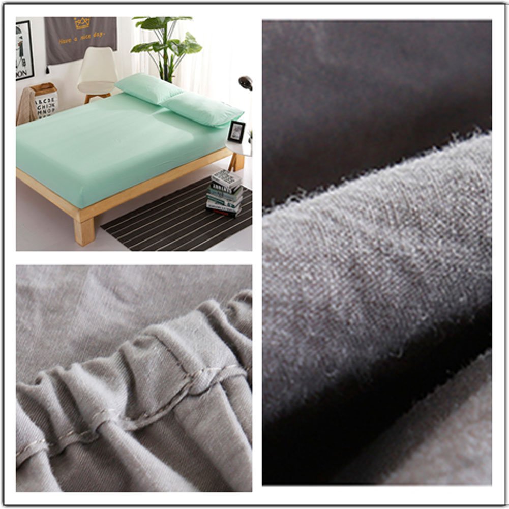 100 Washed Cotton Simple Pure Japanese Single Bed Sheets 9