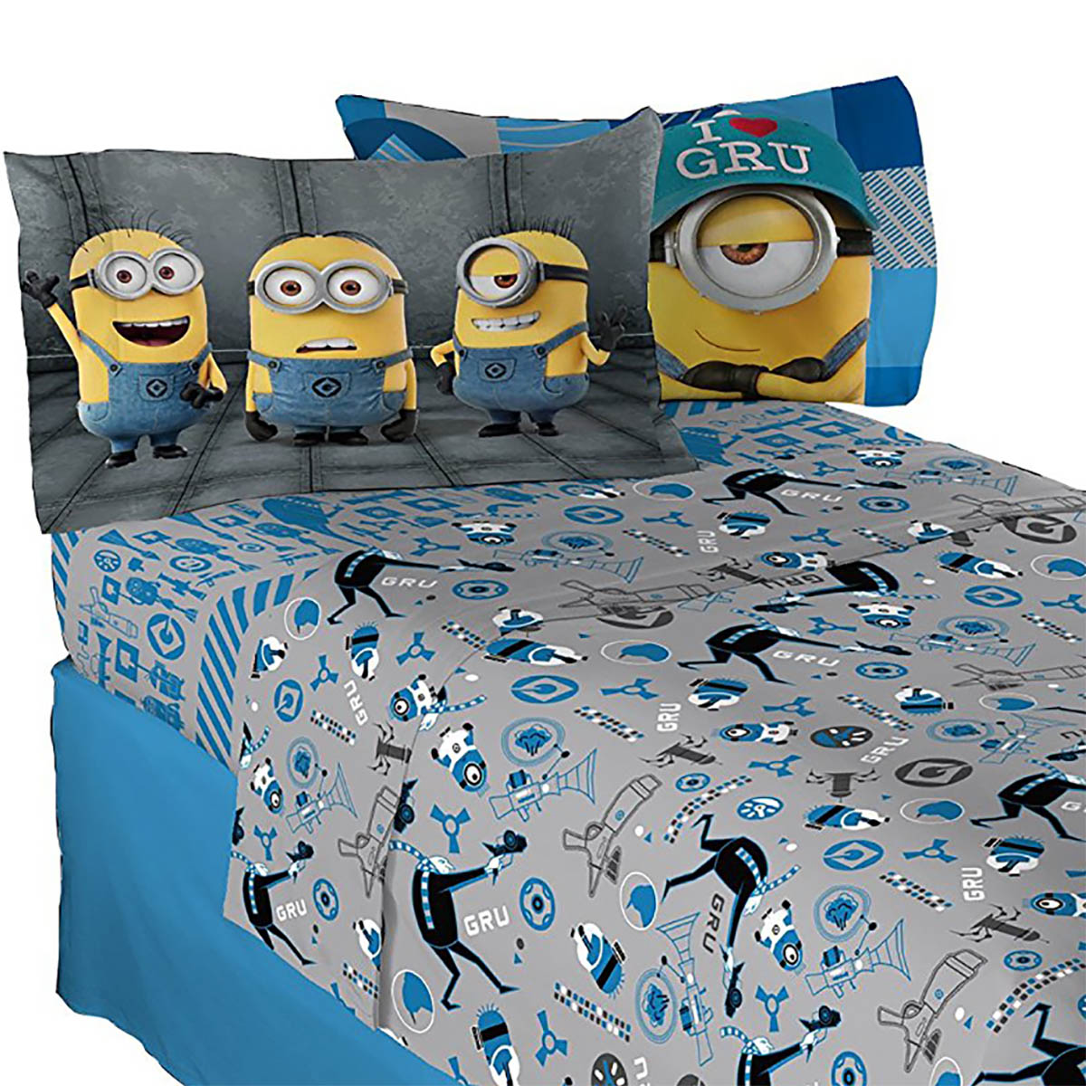 Despicable Me Minions Sheet Set Follow, Minion Bed In A Bag Twin